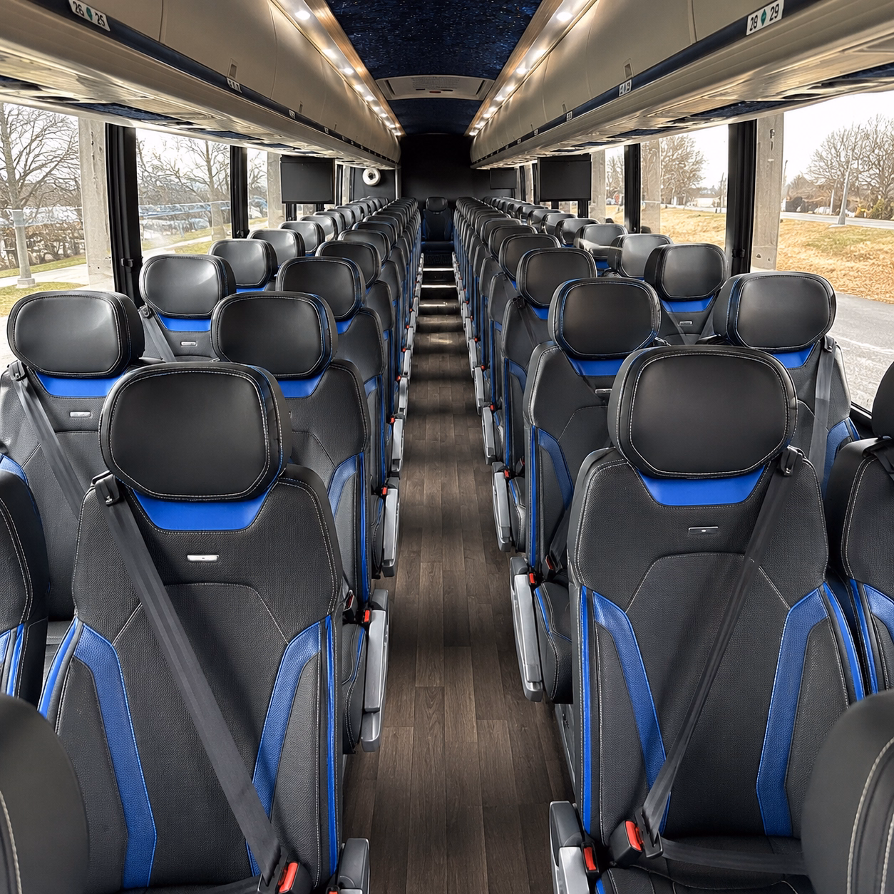 east orange corporate event transportation onboard seating